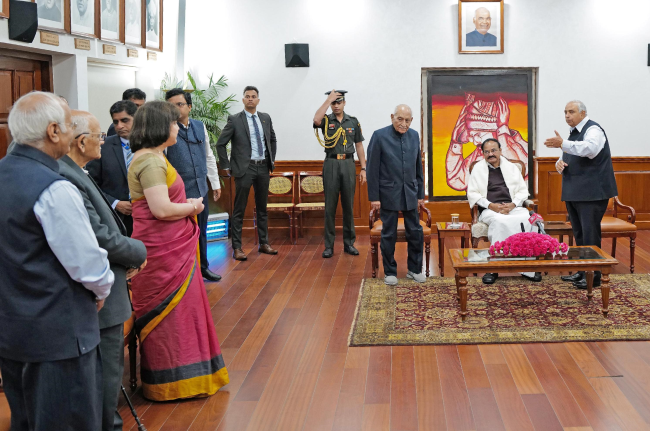 Interaction with Vice-President, Sh Venkaiah Naidu